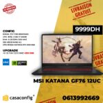MSI KATANA GF76 12UC-414XPL i7-12650H/8 Go/512 Go SSD/RTX3050 /17,3" FHD 144 Hz