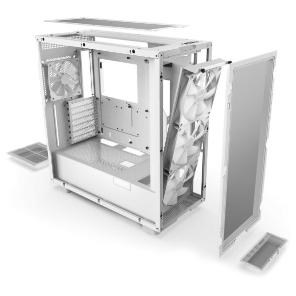 NZXT H7 Flow RGB White – Image 4