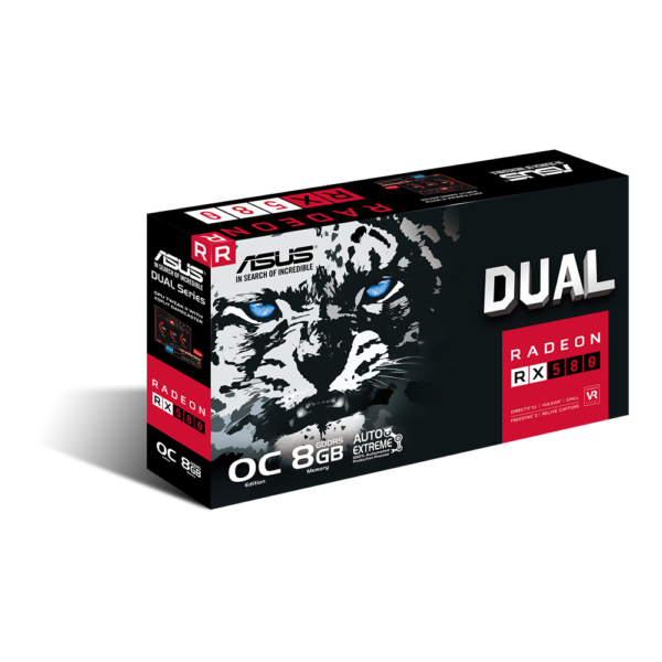 ASUS Dual Radeon RX 580 OC Edition 8 Go de GDDR5 USED GARANTIE – Image 3
