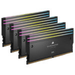 Corsair Dominator Titanium DDR5 RGB 64 Go (4 x 16 Go) 6000 MHz CL36 - Noir