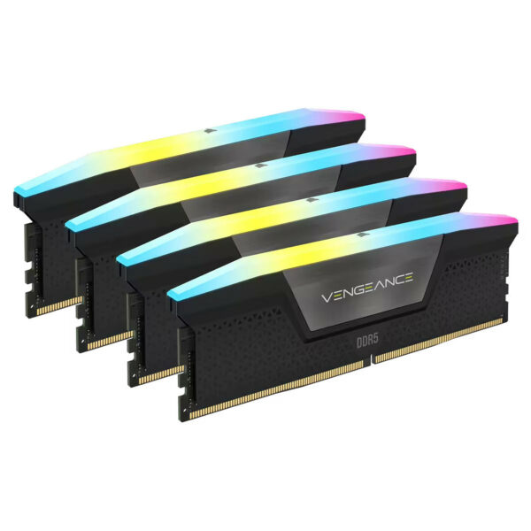 Corsair Vengeance RGB DDR5 192 Go (4 x 48 Go) 5200 MHz CL38 - Noir – Image 2