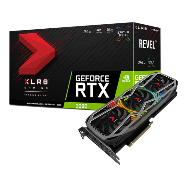 PNY GeForce RTX 3090 XLR8 Gaming EPIC-X Triple Fan Edition Used