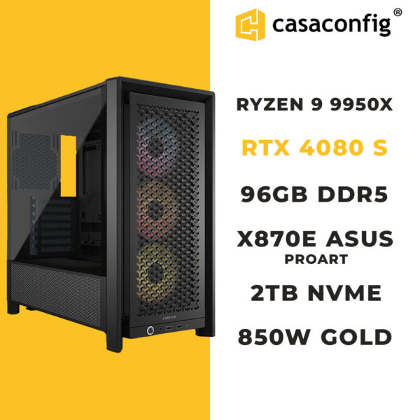 PC GAMER MAROC |RYZEN 9 9950X |RTX 4080 SUPER|96GB-2TB