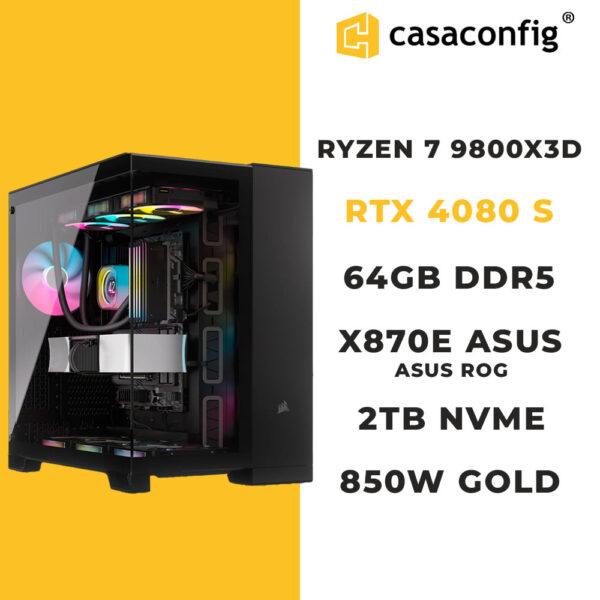 PC GAMER MAROC |RYZEN 7 9800X3d |RTX 4080 SUPER|64GB-2TB