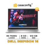 Dell Inspiron 16 – Ryzen 5 7530U | 16 FHD | 8GB-512GB SSD| Win 11