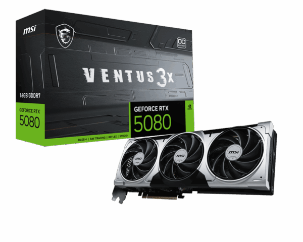 MSI GeForce RTX 5080 16G VENTUS 3X OC PLUS
