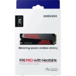 Samsung SSD 990 PRO M.2 PCIe NVMe 2TB avec dissipateur