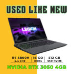 LENOVO LEGION PRO 5 R7 5800H/16GB/512GB/RTX 3050