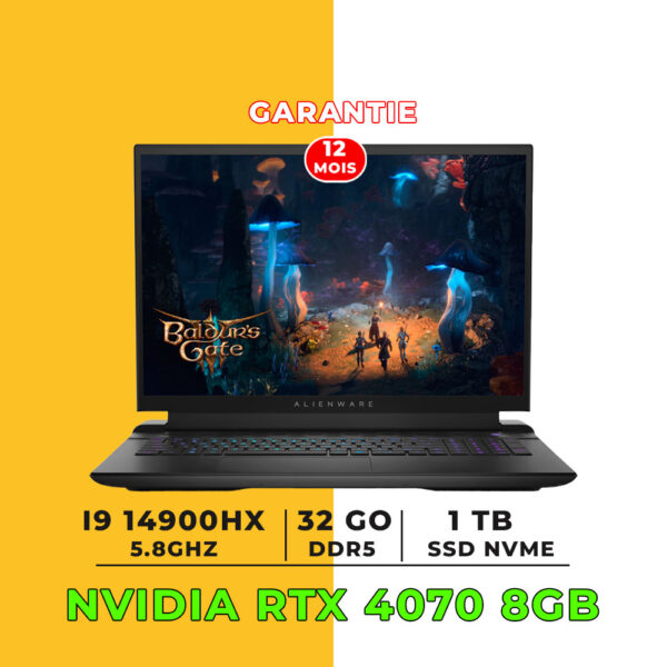 Dell Alienware M18 R2 | i9-14900HX/32GB/1TB SSD/RTX4070