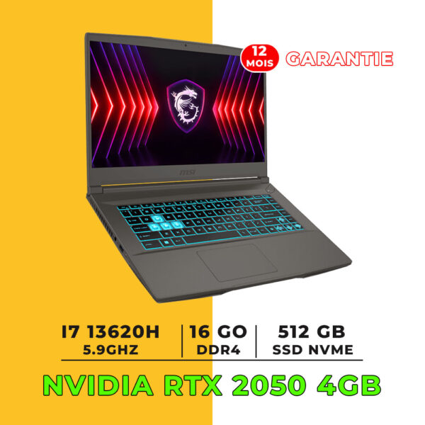MSI THIN B13UCX| i7-13620H/16GB-512GB/RTX 2050 4GB 144hz