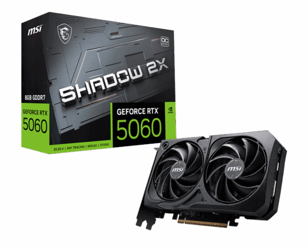 MSI GeForce RTX 5060 8G SHADOW 2X OC BULK