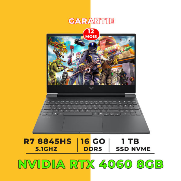 HP Victus 15 | RYZEN 7 8845HS|16GB DDR5-1TB| RTX 4060