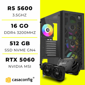PC GAMER R5 5600| 16GB/512GB SSD | RTX 5060 MSI