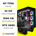 PC GAMER R7 7700| 32GB/1TB SSD | RTX 5060 MSI