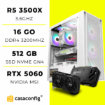 PC GAMER R5 3500X | 16GB/512GB SSD | RTX 5060 MSI