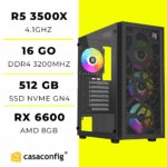 PC GAMER R5 3500X | 16GB/512GB SSD | RX 6600