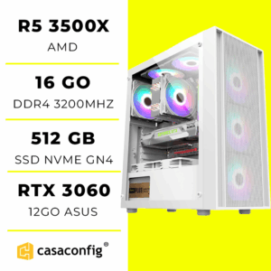 PC GAMER R5 3500X | 16GB/512GB SSD | RTX 3060 12GB