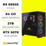WORKSTATION R9 9950X| 64GB/2TB SSD | RTX 5070