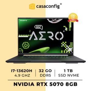 GIGABYTE GAMING A16|  i7-13620H |32 Go| SSD 1 TB| RTX 5070 8GB |165HZ