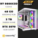 PC GAMER R7 9800X3D | 48GB/2TB SSD | RTX 5070 12GO