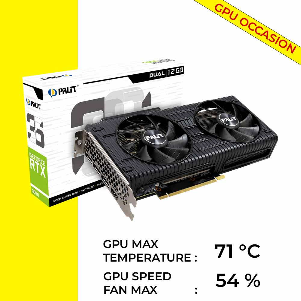 Palit GeForce RTX 3060 Dual 12GB GDDR6 ( OCCASION )
