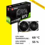 RTX 3060 Ti VENTUS 2X OC 8GB GDDR6X ( OCCASION )