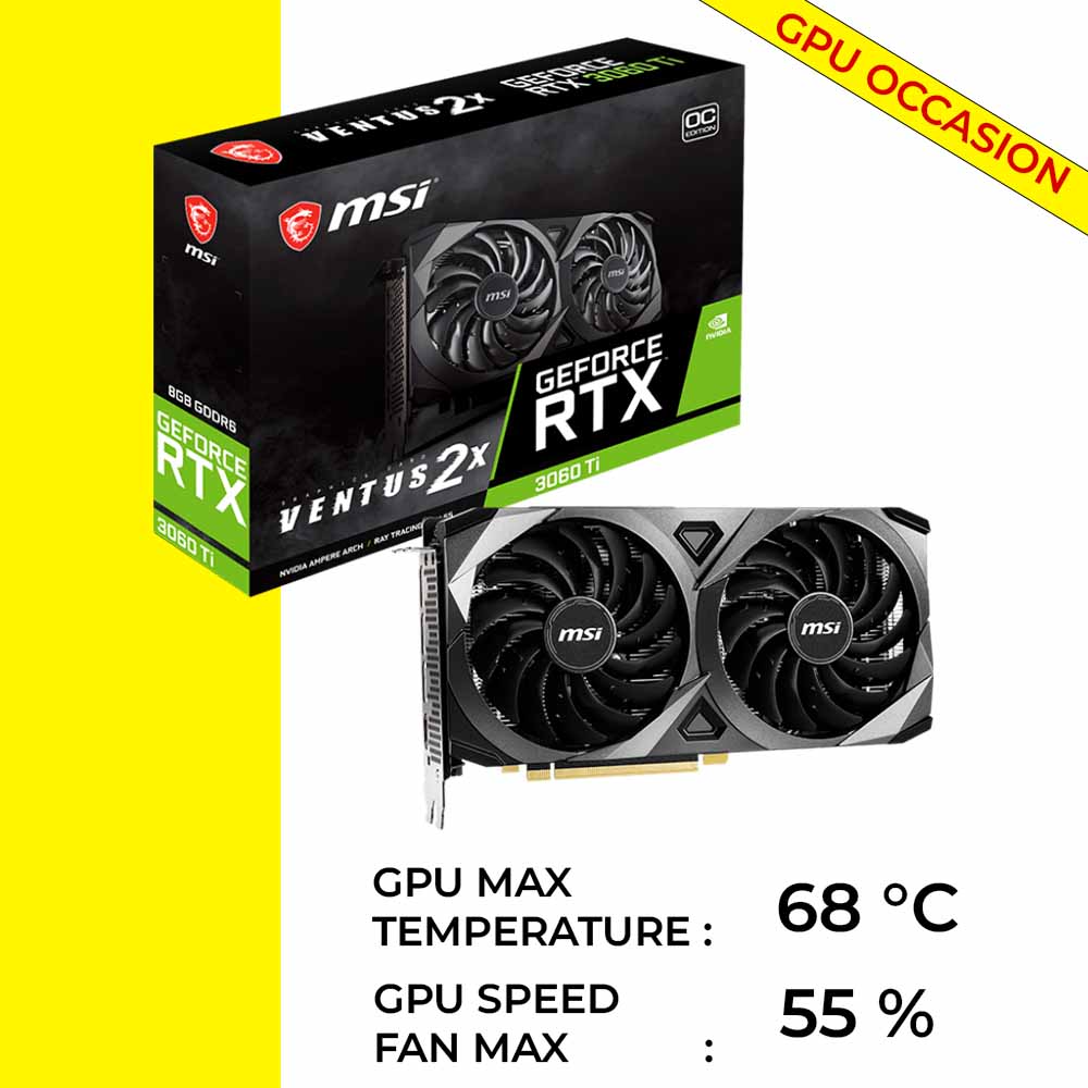 RTX 3060 Ti VENTUS 2X OC 8GB GDDR6X ( OCCASION )