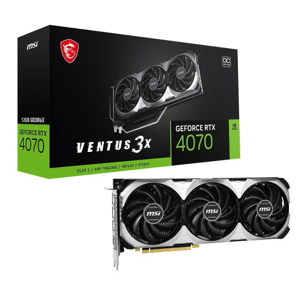MSI GeForce RTX 4070 VENTUS 3X OC 12GB GDDR6X