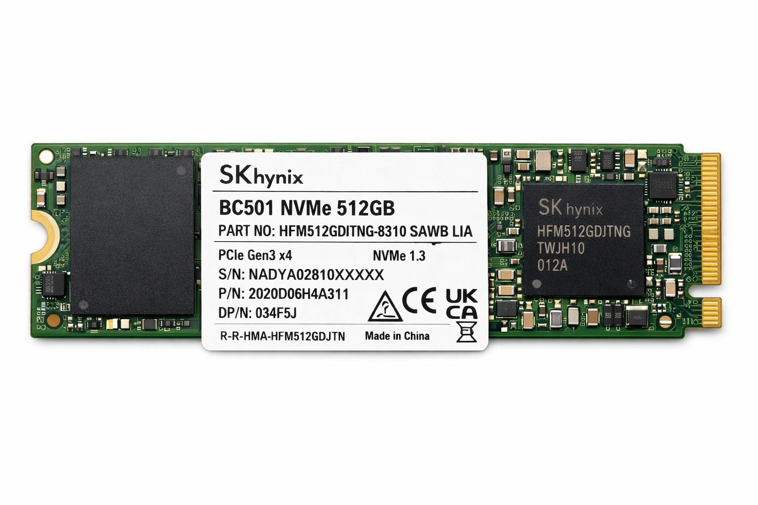 SSD NVMe 512GB | SK hynix / Samsung / Intel | Tray – Image 3
