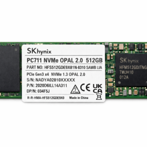 SSD NVMe 512GB | SK hynix / Samsung / Intel | Tray