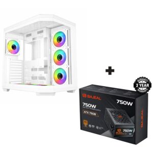 STRIKELINE PHONTOM X7 ARGB BTF (WHITE)+750W BRONZE