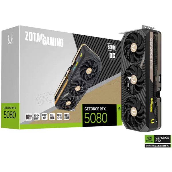 ZOTAC GAMING GeForce RTX 5080 SOLID OC 16Go (BULK)