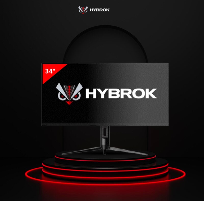Hybrok 34″ LIGHT HG34WQHD 180HZ CURVED – Image 5
