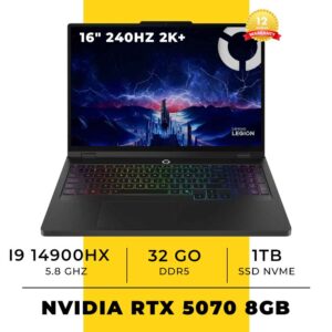 Lenovo Legion Pro 5 16IRX10 I9-14900HX/32GB DDR5/1TB SSD/RTX 5070 8GB 240 Hz