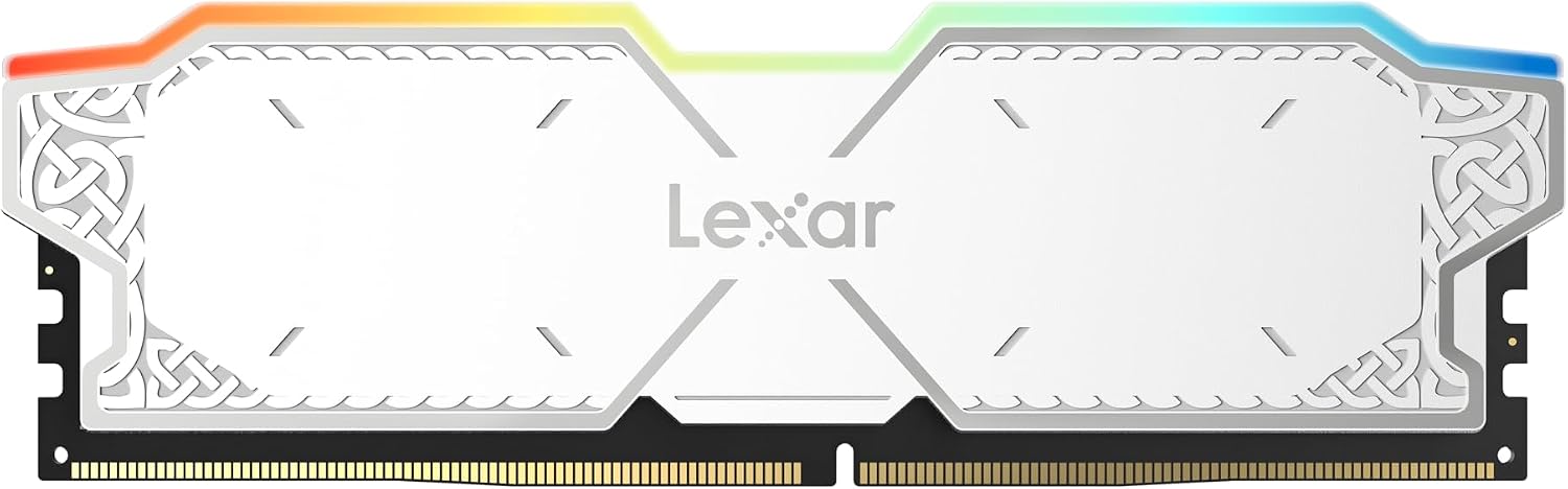 LEXAR THOR RGB DDR5 32GB Kit (2x16GB) 6000MHz CL38 WHITE – Image 2