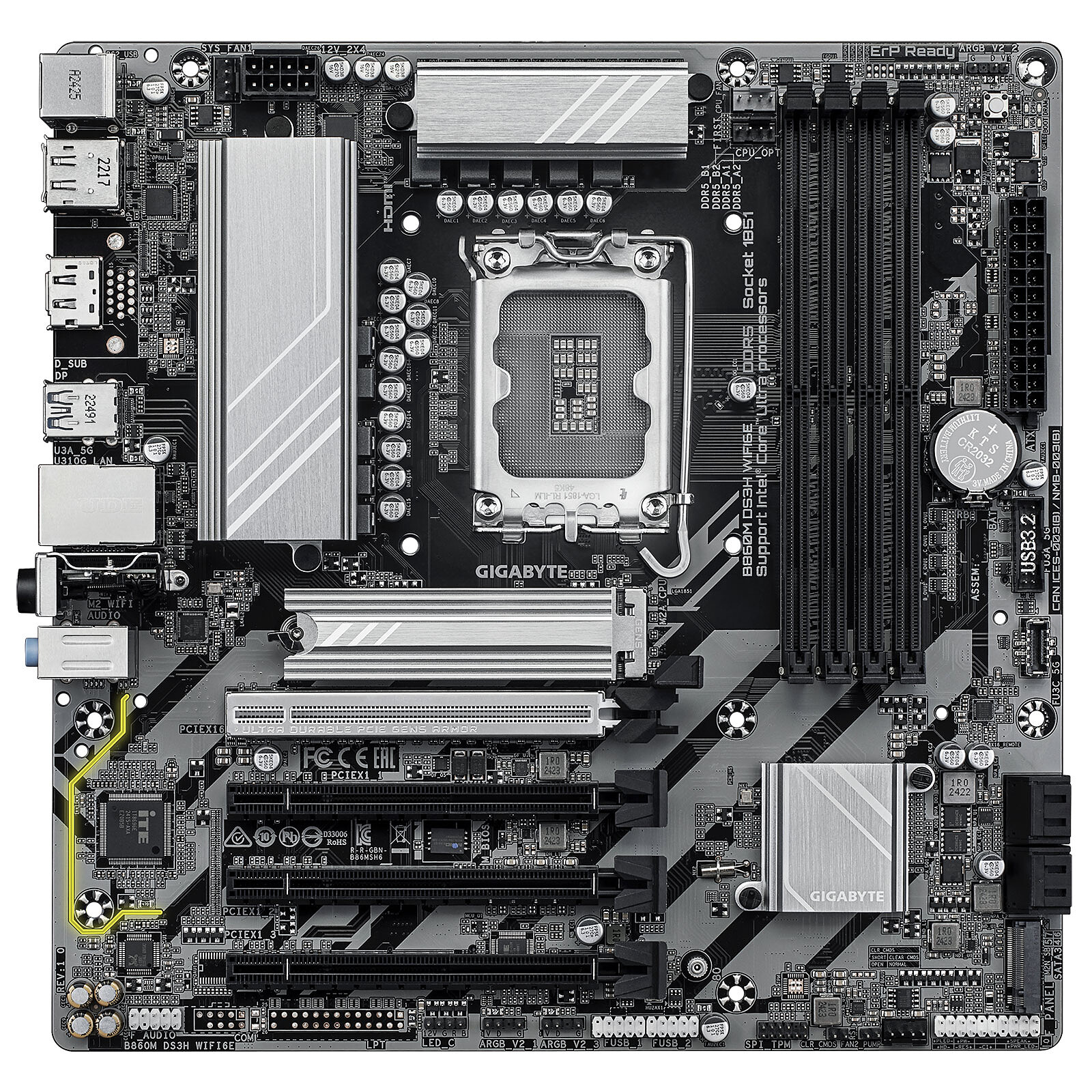 Gigabyte B860M DS3H WIFI6E – Image 2