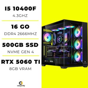 PC Gamer intel i5 12400f/16GB DDR4/500GB SSD| RTX 5060 TI 8GB