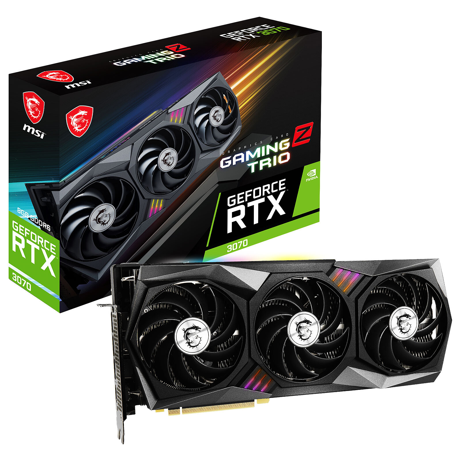 MSI GeForce RTX 3070 GAMING Z TRIO 8G OCCASION
